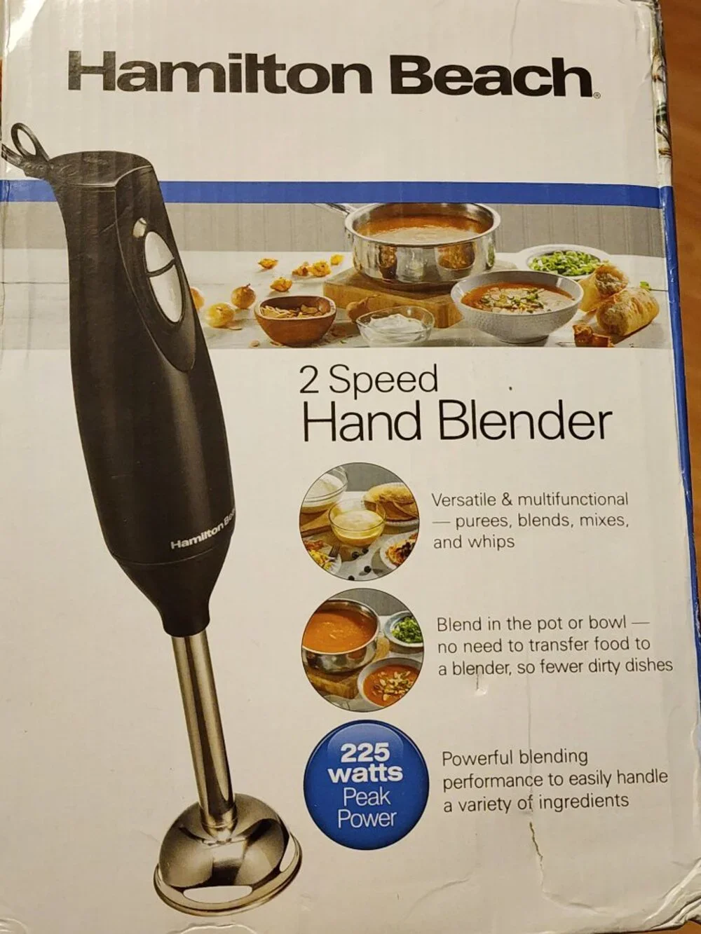 Hamilton Beach 2-Speed Hand Blender, Black